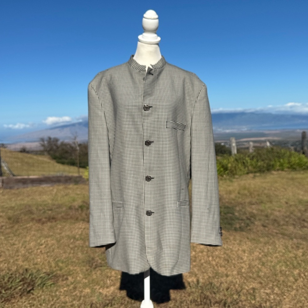 Vintage Versus Giovanni Versace made in Italy houndstooth Wool jacket blazer